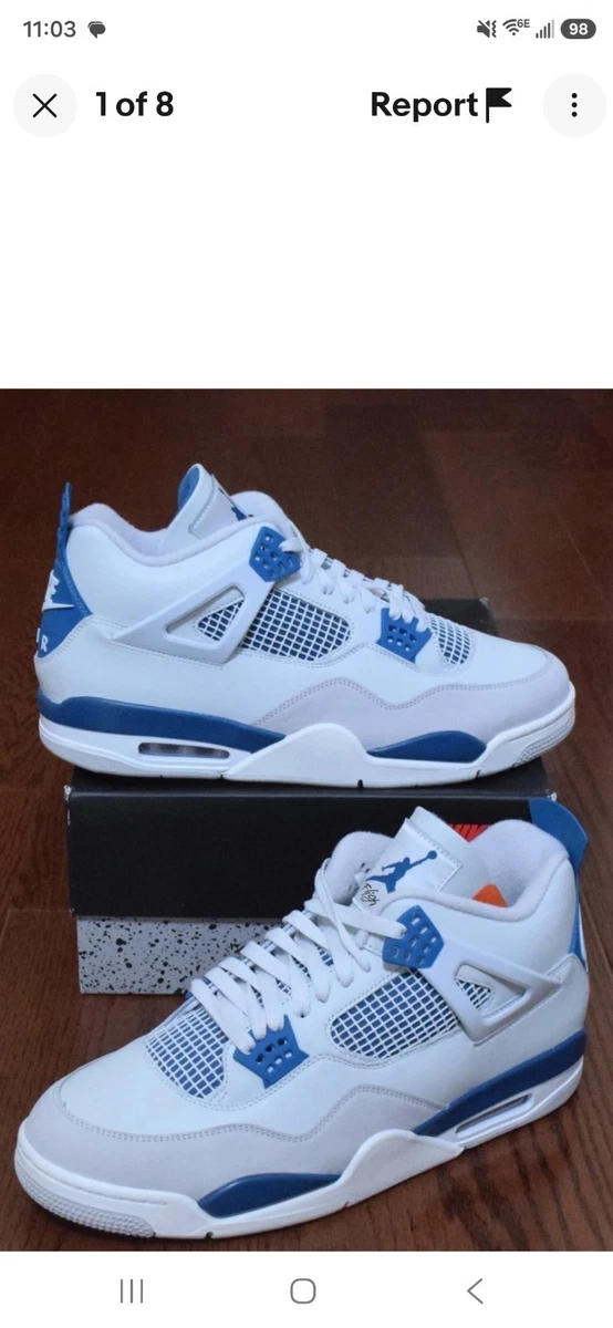 Las mejores ofertas en Jordan 4 Retro 2024 Military Blue | eBay