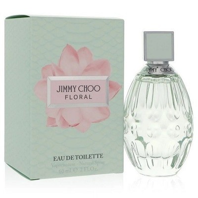 100% Authentic Jimmy Choo Floral Eau de Toilette 2 Fl Oz New In Box Sealed