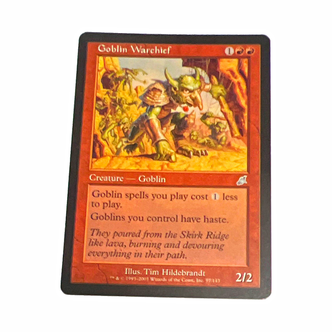 Goblin Warchief Scourge #97 Uncommon Regular EN 2003 MTG