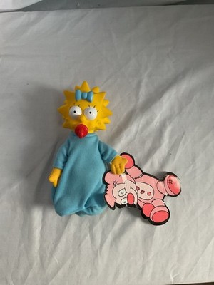 Maggie Simpson 1990 Vintage the Simpsons Vinyl Plush Doll by Matt Groening 8''