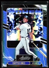 2021 Panini Absolute Power Spectrum Blue /149 Chipper Jones #PO-15 HOF Braves