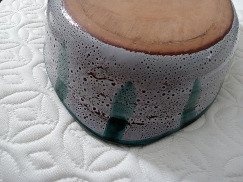 Vellauris D.F.Decor Main Enamelled 12" Fish Pattern Oval Bowl 12" X 9" X 2.5" - Picture 8 of 8