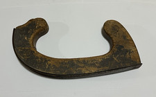 Vintage General Tool Co Curved Wood Handle File Holder With Rasp Auto Body Usa