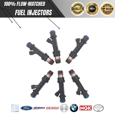 OEM 6x Delphi Fuel Injectors Fits 2002-2004 Oldsmobile Bravada GMC Envoy 4.2L l6