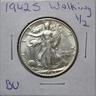 1942-S Walking Liberty Silver Half Dollar -- Uncirculated                  #5695