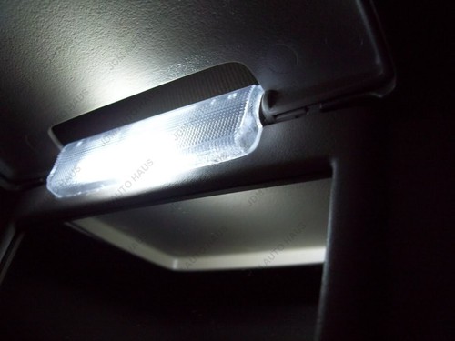 2x White Fits Chevy Dodge GMC Ford Jeep Chrysler 6614F Visor Vanity Mirror Light - Picture 10 of 10