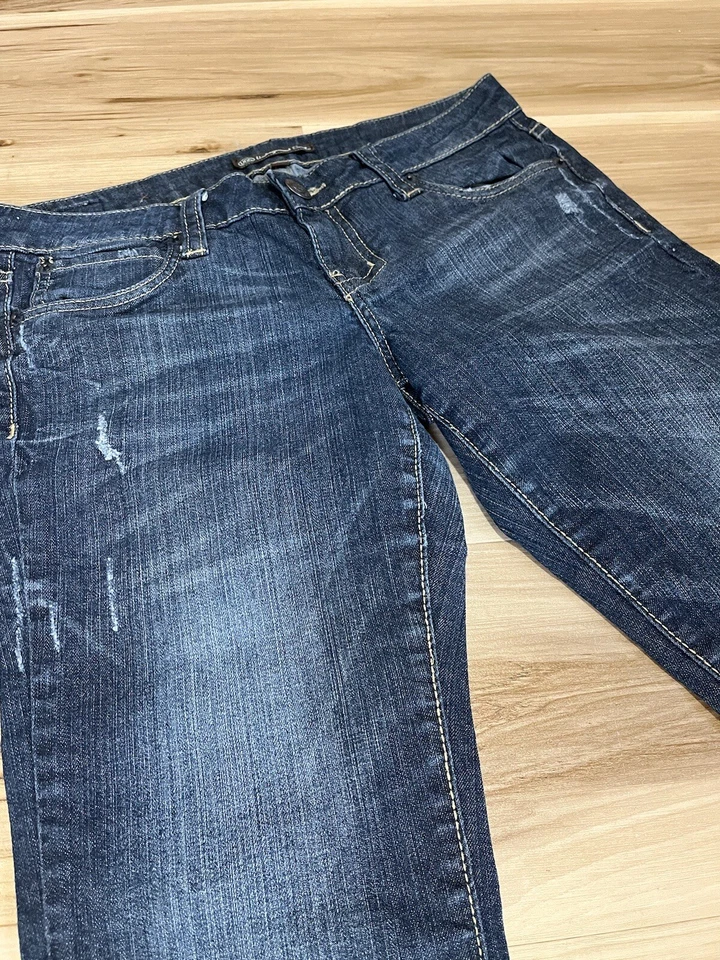 Underground Soul Jeans Junior Girls 7 Bootcut Low Rise Stretch Dark Wash Denim - Image 3 of 4