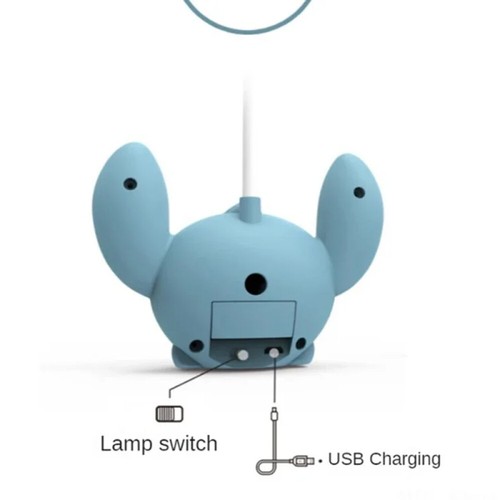 2PCS Stitch Lilo Desk Lamp LED 3D Cartoon Night Light Bedroom Table Lamp Decor - Picture 12 of 18