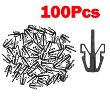 100pc For Chevy Colorado GMC Canyon 2004 2012 Grille Retainer Clip Black Plastic
