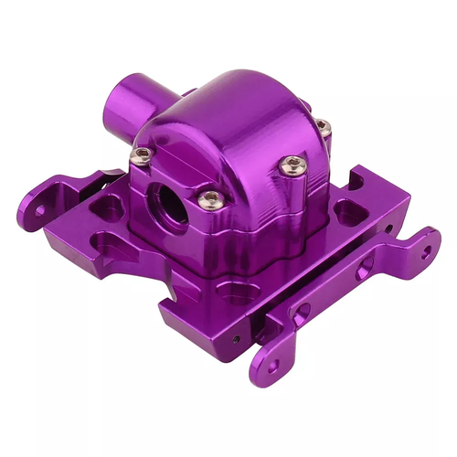 Carcasa de caja de cambios central de metal para 1/18 Losi LMT 4x4 con placa de deslizamiento de montaje actualización - Imagen 9 de 17