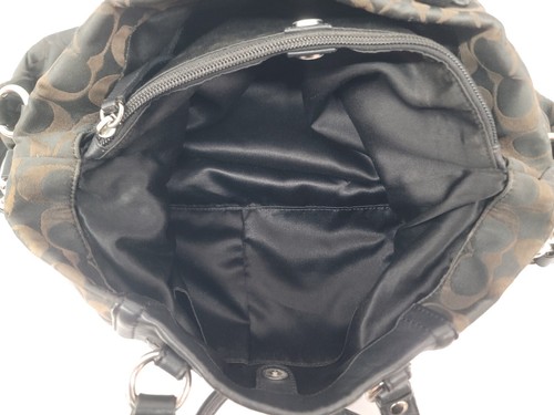 Coach Ashley Signature Umhängetasche schwarz Leder & Canvas F1281-F19244 - Bild 15 von 18