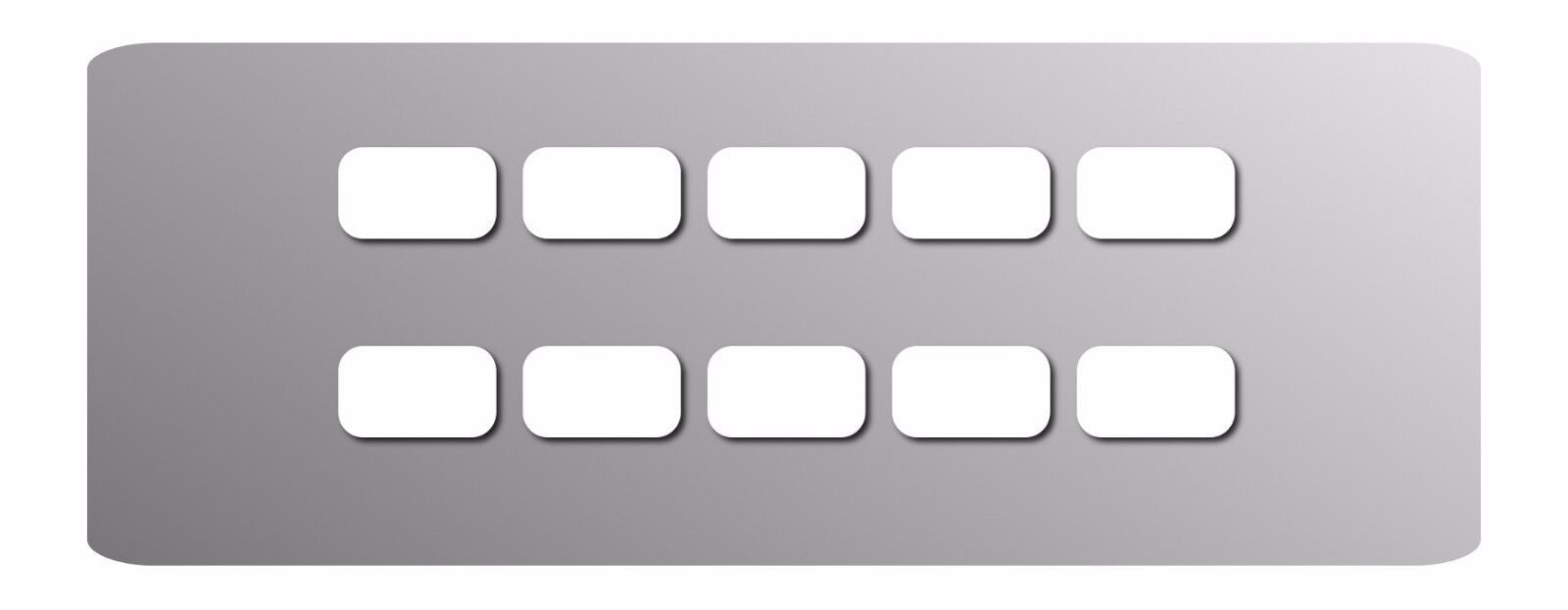 Blank Magnetic Labels / Tags for Audio Mixers / Consoles