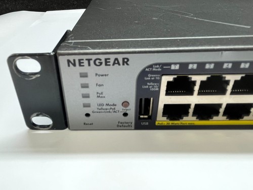 NETGEAR PROSAFE GS752TPv2 48 PORTE + 4 PORTE SFP - GIGABIT PoE+ SMART SWIT - Foto 16 di 16
