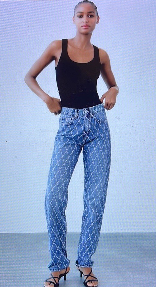 Zara Limited Edition Jewel TRF Jeans image 6