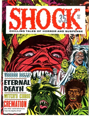 Shock  Magazine  # 1    Vol 1    VERY FINE+    May  1969    Creator names below