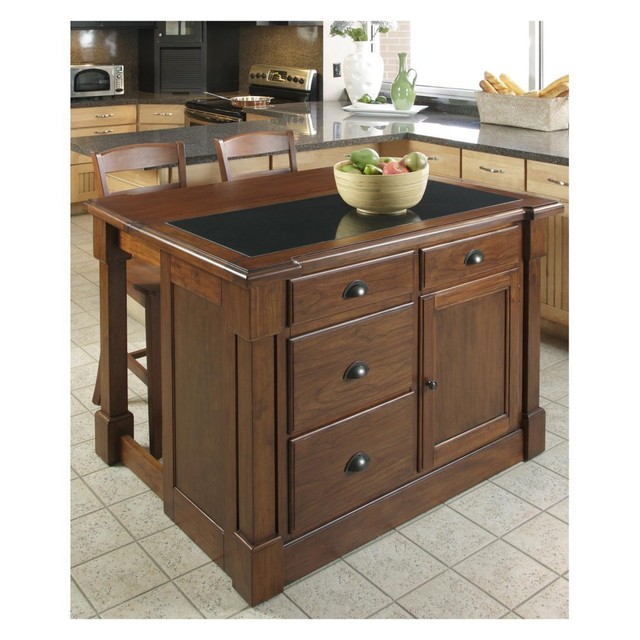Wildon Home Dalton Kitchen Island With Wooden Top For Sale Online