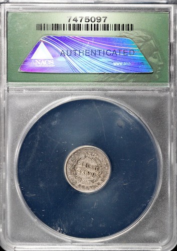 1838 H10c Large Stars Half Dime ANACS EF 45 Details Scratched - Picture 4 of 5