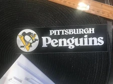 PITTSBURGH PENQUINS HOCKEY TEAM ISSUED DECAL VINTAGE 1990'S  Bumper Sticker MINT