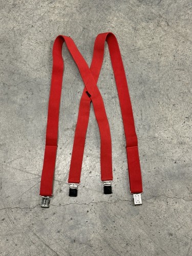 Vintage Welch Ketchican Alaska Suspenders Adjustable Metal Clip Connectors - Picture 3 of 4