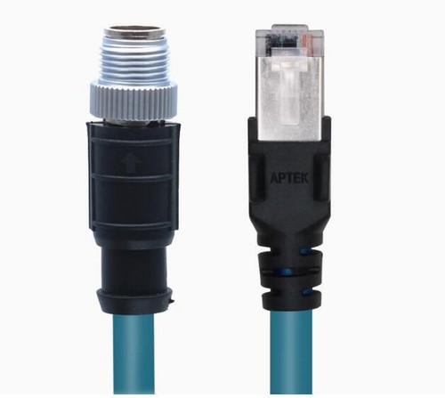 Cognex Ethernet kabel CCB-84901-1003-05 5M/16ft RJ45 to M12 8-Pin - 第 2/3 張圖片