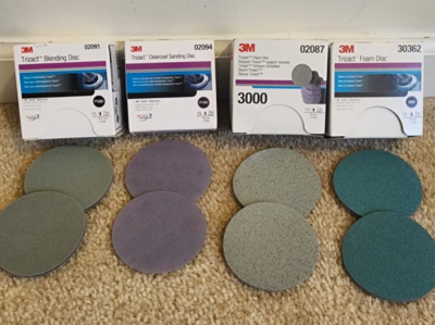3m 3000 Grit Trizact 3M Trizact Hookit Foam Disc Assortment - 4 Discs (1000, 1500, 3000, 5000 Grit) 3m 3000 Grit Wet Dry Sandpaper - Foto 6