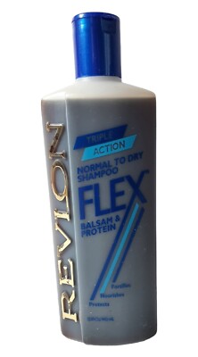 Vintage Revlon Flex Balsam & Protein Normal to Dry Shampoo 15 Oz