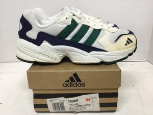 Adidas Falcon 1 CA Running Shoes Womens size 7 white/green/navy \