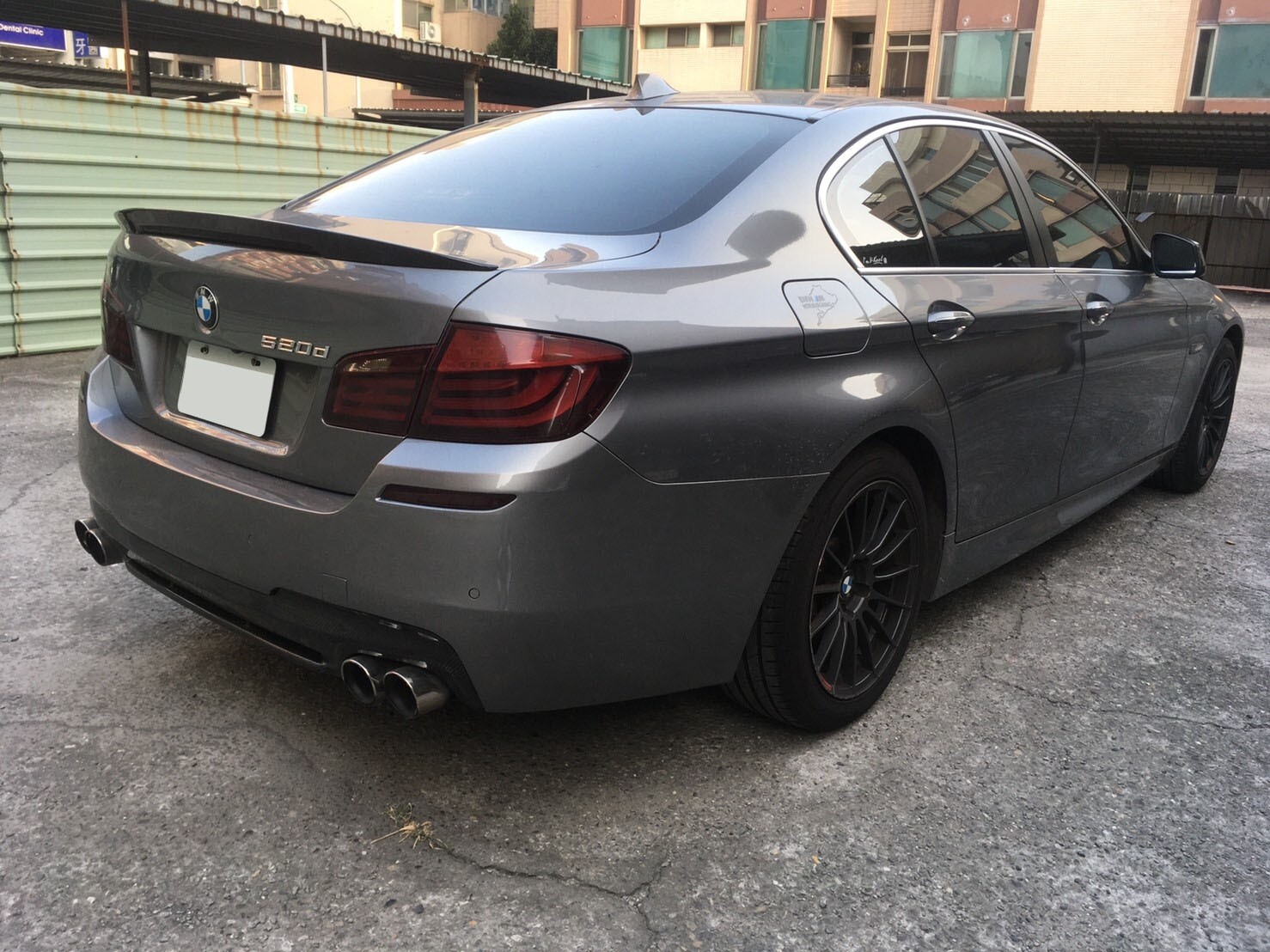 2011-2016 BMW F10 5 Series Trunk Spoiler High Kick Style — RACINGBEES