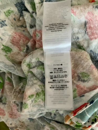 Lauren Ralph Lauren white multi coloured floral print Ladies Top size UK L/G new - Picture 17 of 24