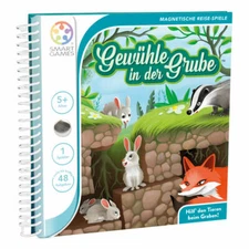 Smart Games Magnetische Reisespiele Gewühle in der Grube Reise Spiel ab 5 Jahren