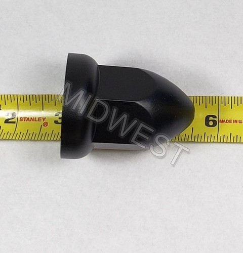 American Force 33mm MATTE Black Lug Nut Covers Pack of 10 New - Picture 5 of 7