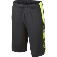Nike Gray Anthracite Volt Rain Dri-Fit Performance Shorts Boys Youth Small S NWT