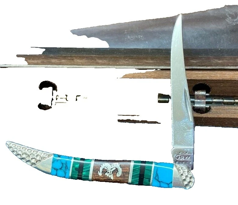 Shell Handle Collectible Modern Custom & Handmade Folding Knives 1 Blades