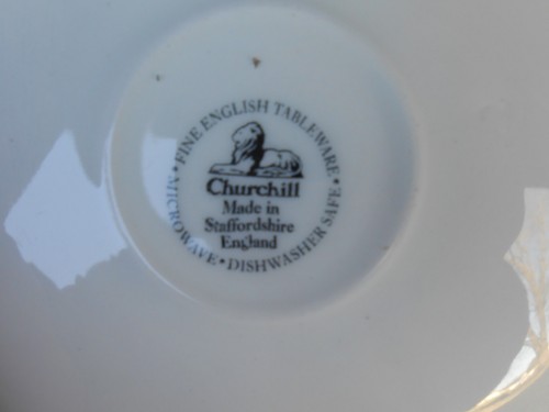 Churchill England BRIAR ROSE Saucer Staffordshire - Picture 4 of 4