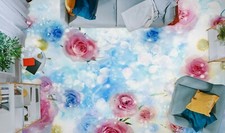 3D Blue Rose 5396NA Floor WallPaper Murals Wall Print 5D AJ WALLPAPER AU Fay