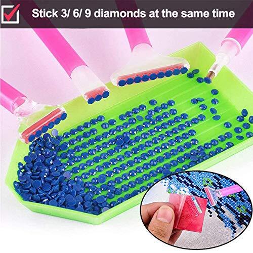 22 Pieces 5D Diamonds Painting Tools and Accessories Kits with Diamond Red - Picture 4 of 6