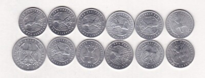 LOT OF ELEVEN GERMANY 1923  200-MARK COINS UNC PLUS BONUS