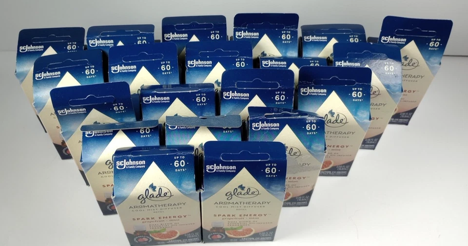 20 Glade Aromaterapia Cool Mist Difusor Recarga Spark Energy Pomelo Como Nuevo Foto 2 de 4