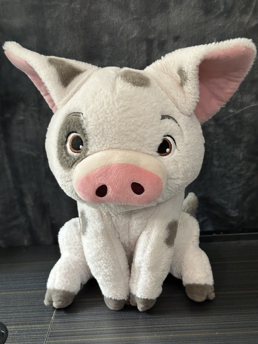 Disney Store Moana Large Pua Pig Plush Toy Stuffed Animal 12”