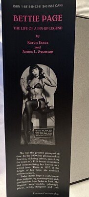 PSA DNA Bettie Page Signed 1st Edition H/C Book Pin-Up Legend Nude