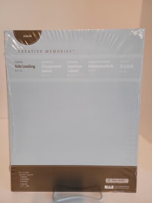 Creative Memories 8.5 x 11 Side Loading Sleeves Use like 8.5x11 portrait sleeves