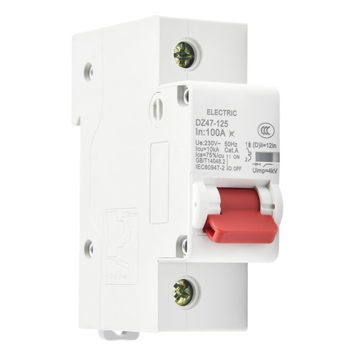 1P DC MCB 600V 100A 80A 125A Circuit Breaker Battery Main Switch FOR PV System - Picture 17 of 52