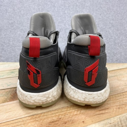 Adidas D Lillard 2 Boost Basketball Shoes Mens Sz 10 Sneaker Heather Gray AQ7413 - Picture 7 of 15