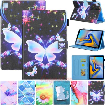 For Samsung Tab A 10.1'' 8.4'' 8.0 A7 10.4'' Magnetic Flip Stand Leather Case Cover