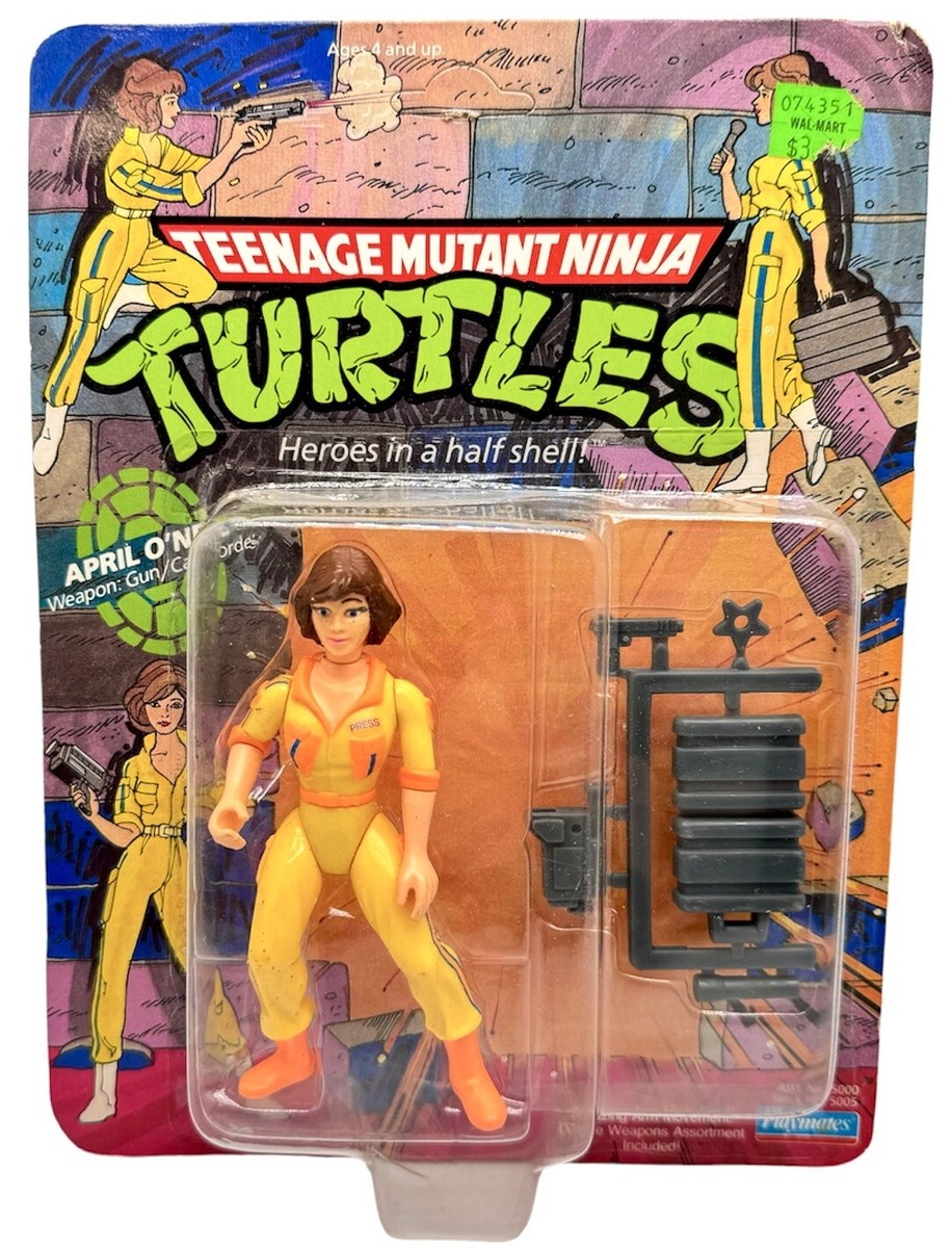 1988 April O'Neil Orange 10 Back Ninja Turtles Vintage TMNT