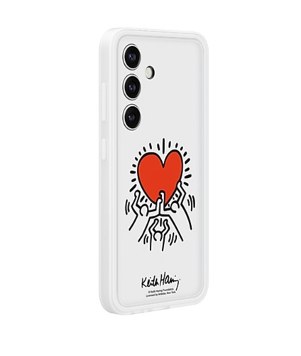 Genuine Samsung Galaxy S24 Flipsuit Case - Keith Haring - White - New - Picture 3 of 4