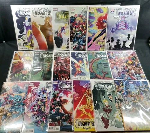 AXE Judgment Day 1 2 3 4 6 Momoko Variant Marvel VF/NM Run See Pics DD