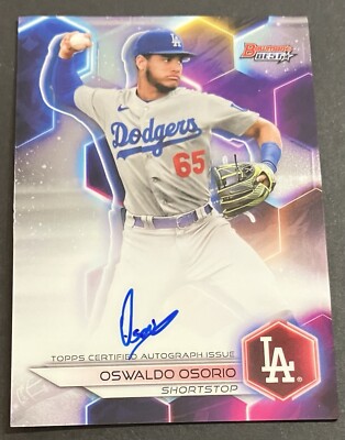 OSWALDO OSORIO 2023 Bowman's Best Bes tof 2023 Auto Autograph #B23-OO Dodgers
