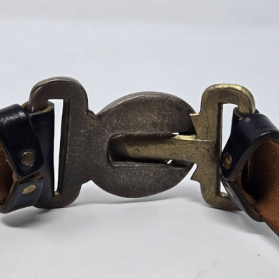 VINTAGE ROGER VAN S BRITISH MILITARY DIEU ET MON DROIT WOMENS BELT 1.6\