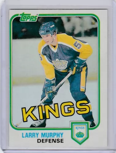 Larry Murphy Rookie Card  1981-1982 Topps #100 West rc hof